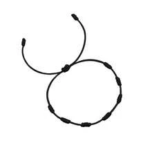 Kit 5 Red Bracelets With 7 Black Knots To Ward Off Evil - Black - View 1