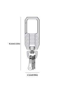 1 pieza Llavero metálico mecánico, accesorio de llavero de coche de alta gama, regalo - Multicolor - Ver 5