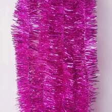 1/4 buc Coronițe de Crăciun din sârmă, Coronițe înfășurate în sârmă strălucitoare, Decorațiuni cu panglici, Agățători lungi strălucitoare pentru brad de Crăciun, Petreceri, Sărbători, Nunți, Zile de naștere, Balustrade de perete pentru brad (Din cauza fixării manuale, este posibil să existe o ușoară desprindere în timpul utilizării)