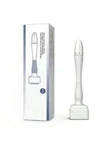 Adjustable Derma Roller Stamp – Hair Growth Scalp Care Roller 0-3.0mm Adjustable Depth Disposable Microneedle Stamping Tool Anti-Hair Loss Scalp Massager 140A Derma Roller 1pc