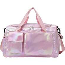 Bolsa De Viaje Separación Seca Y Húmeda Fitness Gym Deporto Gran Capacidad Gran Capacidad Durante La Noche Fin Semana Equipador Viajes Weekender Fitness Gym Sport Para Diariamente - Azul - Ver 1