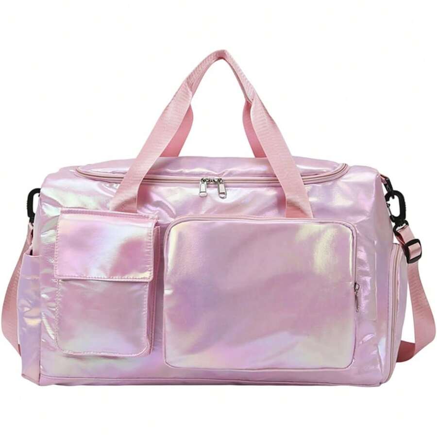 Bolsa De Viaje Separación Seca Y Húmeda Fitness Gym Deporto Gran Capacidad Gran Capacidad Durante La Noche Fin Semana Equipador Viajes Weekender Fitness Gym Sport Para Diariamente - Azul - Ver 1