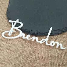 1 Stück personalisierte Acryl Namenskarte - elegante Spiegeloptik für Hochzeiten, Empfänge und Geburtstagsfeier Dekoration - langanhaltend, leicht zu reinigende Gast-Sitzplatz & Torte Dekorations-Zubehör, Hochzeit Gast-Sitzplatz | Platzkarte | Spiegeloptik Tischdekor, Torte Dekorations-Zubehör für Halloween, Weihnachten Veranstaltung & Party Zubehör