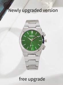 La última versión actualizada ha alcanzado la talla grande alta calidad, y el precio no se ha incrementado durante el proceso de actualización. Tiene una función de cronometraje estable que combina lo sencillo con lo empresarial y el ocio, y es muy adecuado para usarlo en ocasiones importantes cuando se combina con un reloj de cuarzo.