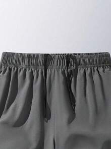 1pc Men's Breathable Elastic Sports Shorts, Suitable For Fitness, Running, Workout, Spring/Summer