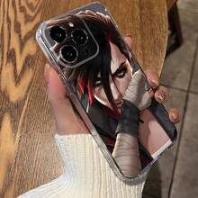 Funda de teléfono Caitlyn A-Arcane L-Lol compatible con 15 Pro Max, 16 Pro Max, 14, 13, 11, 12 Mini, Xs, X, Xr, 7, 8 Plus, Se, cubierta transparente - Cubierta compatible con 17 Case, 17 Pro Case, 17 Pro Max Case - z10 - Ver 2