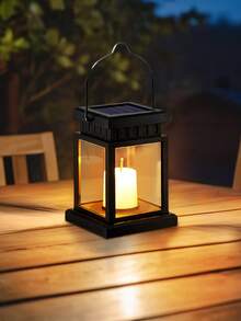 太阳能灯笼，带夹子的太阳能蜡烛闪烁火焰吊灯，暖白色/多色星光灯，户外悬挂太阳能灯笼，花园、庭院、露台、草坪、露营、雨伞、树木、甲板装饰灯