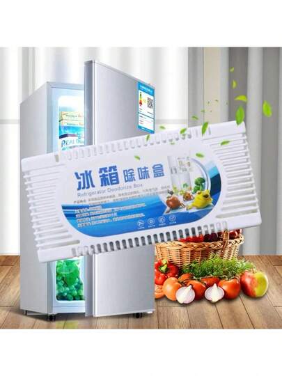 Detergente desodorante para refrigerador, ambientador para el hogar, absorbente de olores, desodorizador de carbón de bambú activado, caja purificadora