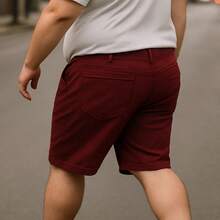 EVOLUTION PLAY Kit 2 Bermuda Shorts Twill Men's Plus Size 48 Or 58 Extra Large - 灰棕色 - 查看 3