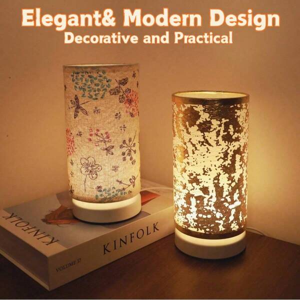 1 قطعة مصباح طاولة ليد ذو طراز إسكندنافي كلاسيكي، يعمل بالطاقة من خلال منفذ USB، بضوء دافئ وناعم مع مفتاح تشغيل/إيقاف، قاعدة معدنية وظل إبداعي، مناسب لغرفة النوم، غرفة المعيشة، المكتب، أو غرفة الطعام، هدية عطلة مثالية