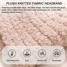 1pc Super Soft Solid Color Plush Criss-Cross Headband For Women, Daily Makeup Washing Hairstyle Accessory, Outdoor Sports Warm Non-Sweating, Double-Sided Cloud-Like Fabric Design, Casual Fresh Sweet Style Hair Accessories Winter Scarf Warm Hair Bands Women Bandanas