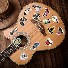 50张黑色五叶草动漫卡通可爱涂鸦贴纸，黑色五叶草动漫周边产品，黑色五叶草粉丝的最佳礼物，可DIY粘贴在水瓶、笔记本电脑、滑板上，色彩鲜艳的涂鸦套装，也适用于日记本、剪贴簿、派对用品。 - 彩色 - 查看 5