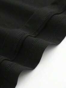 Cotton Men's T-Shirts, Double-Sided Printed Anime T-Shirts, Character Shirts, Anime Fan Gifts, Knitted Pullover T-Shirts, Comic-Style Anime Pattern T-Shirts, Casual Men's Clothing, Street Style Fashion | Exquisite Design |   Loose And Comfortable |   Easy To Match | - 黑色 - 查看 5