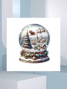 1pc Customized Acrylic Display Stand, Craft Ornament, Christmas Gift - Multicolor - View 5