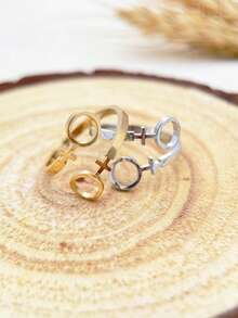 Mặt dây chuyền hình biểu tượng sao Kim bằng thép không gỉ, trang sức dành cho nữ, phụ kiện Girlslove LES Sisters. - Vòng cổ - Xem 8
