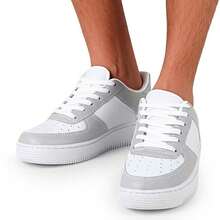 Women's And Men's Adult Casual Airon Force Sneakers Lightweight Soft Comfortable Cheap On  For Walking Working Dentistry Dentist Doctor Nurse - trắng - Xem 3