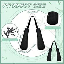 2 Pcs Boxing Glove Deodorize Boxing Gear Odor Eliminator Charcoal Deodorizer Boxing Glove Hockey Bowling Odor Eliminator Moisture Absorbing Sports Equipment Bags Sports Gear - Black - View 3