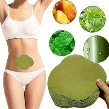 10pcs/Pack Warm Herbal Patches, Neck Patches, Containing Wormwood Extract, Suitable For Knee, Back, Neck, Shoulder - Green - View 11