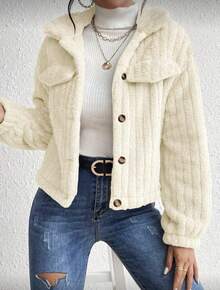 Women Coats - White - View 7