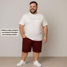 EVOLUTION PLAY Kit 2 Bermuda Shorts Twill Men's Plus Size 48 Or 58 Extra Large - 灰棕色 - 查看 4
