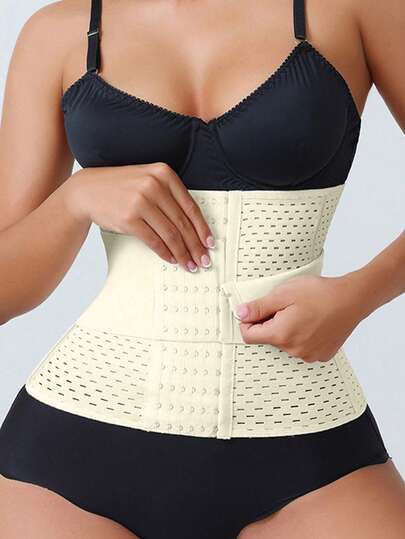Atmungsaktiver Taillenmieder mit hoher Elastizität für Frauen, Bauchformung nach der Schwangerschaft