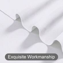 - Cortinas de teln de fondo blanco de 10x 10 pies para fiestas, cortinas de teln de fondo con bolsillos para barra para decoracin de bodas, escenarios, cumpleaos, reuniones familiares, 2 - W5' x H10' (2 paneles) + Blanco - Ver 5