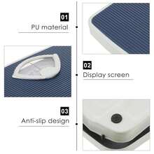 BáScula De Peso Corporal anáLoga Con Esfera Giratoria, Pu Antideslizante, Para BañO, DiseñO Compacto Y Funcional, Color Azul, 26x26x4cm - 1 - Ver 6