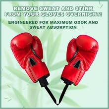 2 Pcs Boxing Glove Deodorize Boxing Gear Odor Eliminator Charcoal Deodorizer Boxing Glove Hockey Bowling Odor Eliminator Moisture Absorbing Sports Equipment Bags Sports Gear - Black - View 8
