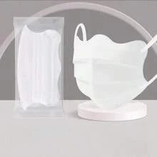 50片V型简约纯色蝴蝶透气薄面膜，独立包装 - 彩色 - 查看 6
