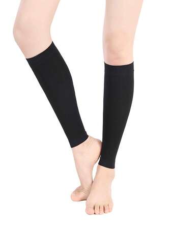 2 Pairs Super Thin & Thick Leg Warmers, Sports Compression Calf Sleeves, Elastic Leg Warmers Suitable For Men & Women, Autumn/Winter