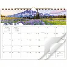 2026 Calendar - 18 Months Wall Calendar 2026 - 2027, January 2026 - June 2027, 2026 - 2027 Calendar With 15x 11.5 Thick Paper, Twin - Wire Binding Hanger, Julian Dates - 最初的 - 查看 2
