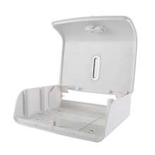 Plaza Ultraslim Paper Towel Dispenser Wall Mounted ABS Holder For MFold And ZFold Towels Easy Refill Durable And SpaceSaving Design For Bathroom And Toilet Use - White - View 3