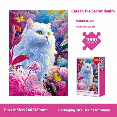 1000 片 2025 新款拼图，1000 片纸质绘画拼图，成人拼图玩具，减压礼物，平面拼图 - 生日礼物，圣诞礼物，礼品，完美礼物，礼物