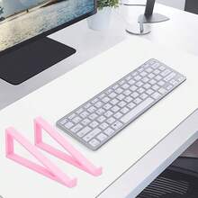 2pcs Keyboard Riser, Keyboard Typing Elevation, Keyboard Tilt Riser, Anti-Slip Keyboard Riser. Thickened Computer Desk Keyboard Bracket, Keyboard Stand, Computer Mechanical Keyboard Display Stand, Desktop Heightening Stand