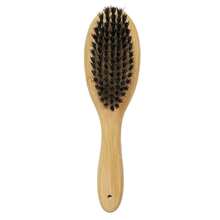 Dog Cat Brush For Shedding, Natural Bamboo Boar Bristles Brush, Pet Grooming Supplies For Short And Long Haired Pets, Gentle Easy Grooming Massage, Japanese-Inspired Design - Default - View 8