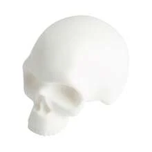 DQFART Modello di teschio in silicone per pratica di tatuaggi, pelle finta per tatuaggi da 3 mm, forniture per tatuaggi, adatto per principianti e artisti del tatuaggio