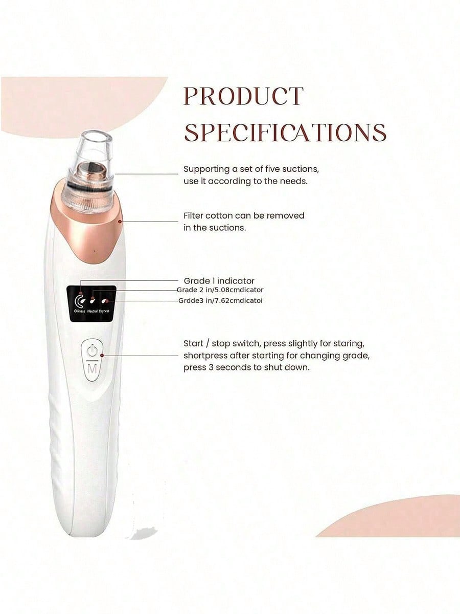 جهاز إزالة الرؤوس السوداء ومزيل البثور للنساء بقوة...