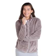 Animal Womens/Ladies Teddy Fleece Full Zip Jacket (Taupe) - 100% Mixed - (MW4470) - Brown - View 4