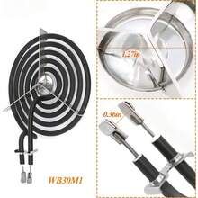 غطاء شعلة موقد 1 قطعة WB30M1 و WB30M2 مناسب لعناصر الاستبدال الكهربائية لموقد GE Hotpoint