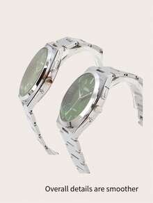 La última versión actualizada ha alcanzado la talla grande alta calidad, y el precio no se ha incrementado durante el proceso de actualización. Tiene una función de cronometraje estable que combina lo sencillo con lo empresarial y el ocio, y es muy adecuado para usarlo en ocasiones importantes cuando se combina con un reloj de cuarzo.