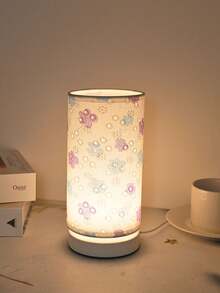 1 件现代创意圆柱形 LED 台灯，USB 供电，开关控制，温暖照明，适用于卧室、书房、客厅、餐厅、办公室装饰、圣诞节、感恩节、毕业典礼、成人礼、节日礼物、生日礼物 - 暖白光 - 查看 19