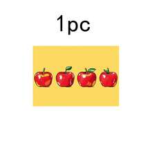 1set/1pc/4pcs/6pcs/100pcs Apple Print Placemats, Heat-Insulating Placemats, Suitable For Home Decoration, Holiday Dining, Kitchen And Party Decoration, Party Placemats, Can Be Given As Gifts