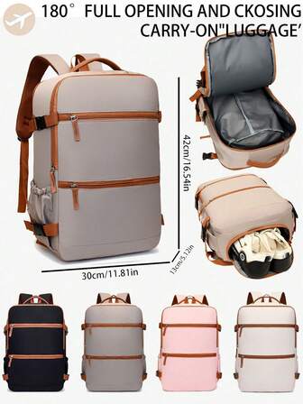 Travel Backpack For Men, Lightweight, Suitable For Short Trips, Commuting, Travel Luggage Bag, Large Capacity, Laptop, Book Bag Travel Bags