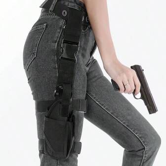 Drop Leg Holster Molle Airsoft Holster Thigh Pistol Gun Holster Tactical Adjustable Right Handed