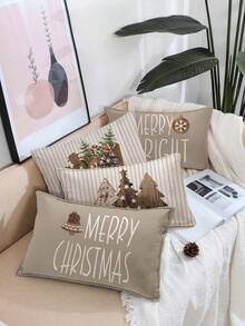 4 Stück Weihnachts-Samt-Kissenbezüge mit weicher Haptik, Weihnachtsmann, Weihnachtszahlen, Rentier, Schneemann, Schneeflocke, aus hypoallergenen Polyestermaterial, mit unsichtbarem Reißverschluss, ohne Füllung, geeignet für Heimdekoration, Wohnzimmer, Zierkissenbezüge, Kissen, Sofakissen, Heimdekoration, Kissenbezüge, weiche Pads.