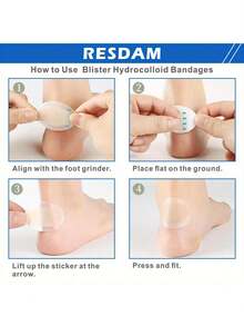 Friction-Proof High Heel Pads, Friction-Proof Foot Pads, Hydrogel Friction-Proof Foot Pads, Foot Membrane, Foot Pads, Individually Packaged Hydrogel Dressing, Friction-Proof Heel Pads, Foot Pads Insulation, Galentines, Puppy, Carnival, Party Decorations, Shoe, Spring Summer Picks, Brides Maid Gifts, Room, Bedroom Decor, Bedroom Decor, Beach, Travel, For Men, For Women, Vacation - Multicolor - View 3