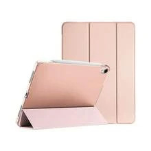 Funda compatible con iPad (A16) de 11.ª generación de 11 pulgadas de 2025, iPad de 10.ª generación de 10.9 pulgadas de 2022, funda protectora con soporte y carcasa trasera de PC translúcida, compatible con Touch ID, color azul marino. Compatibilidad: especialmente compatible con iPad (A16) de 11.ª generación de 11 pulgadas de 2025 (modelo: A3354, A3355, A3356)