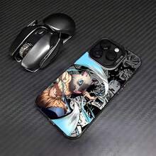 Funda de teléfono con diseño de anime D-S compatible con modelos 17, 16, 15, 14, 13, 12, 11 Pro Max, 16E, 17Air, 16Plus, con cubierta trasera mate - Negro-YYDSG1534 - Ver 4