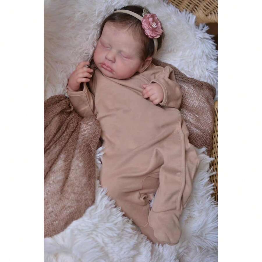 ZIYIUI Realista Muñecas Reborn bebé,24 Pulgadas 60 cm,Bebes Reborn Toddler Silicona Reales,Realista de Silicona Vinilo,Bebe Reborn niña,Muñecas de recién Nacido