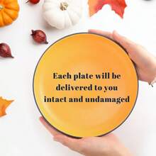 8inch Porcelain Dessert Set Microwave And Dishwasher  Lightweight For Pizza Pasta Bread Snacks Salad Yellow